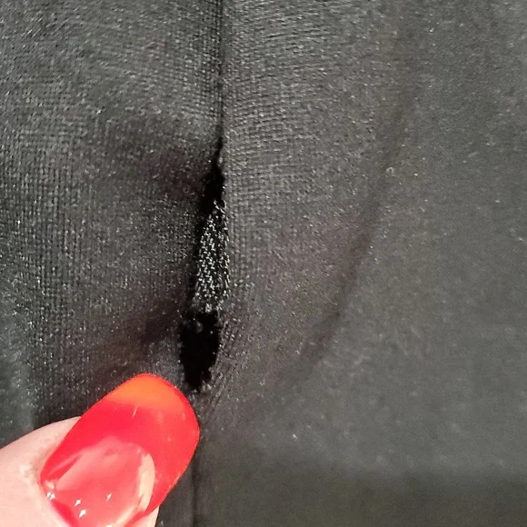 Zara NWT black stretch pants for women size XL minor flaws easy fix trending - Picture 7 of 10